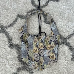 Floral Corset Top
